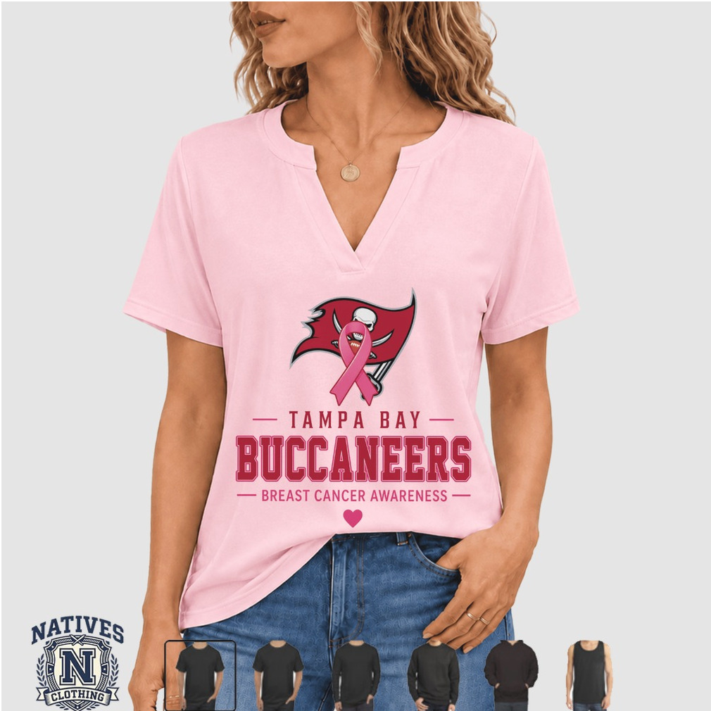 Tampa Bay Buccaneers Faith Over Fear Breast Cancer Awareness T Shirt Tampa Bay Buccaneers Faith Over Fear Breast Cancer Awareness T Shirt