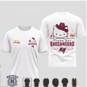 Tampa Bay Buccaneers Hello Kitty In N Out Burger T Shirt
