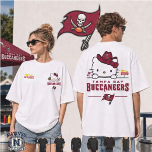 Tampa Bay Buccaneers Hello Kitty In N Out Burger T Shirt