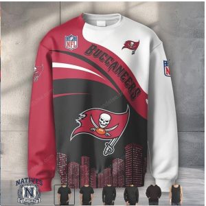 Tampa Bay Buccaneers Skull City Skyline Sweatshirt Hoodie