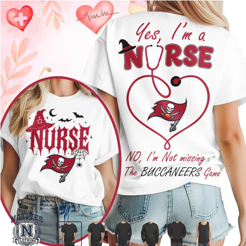 Tampa Bay Football Nurse Halloween Stethoscope Heart T Shirt Tampa Bay Football Nurse Halloween Stethoscope Heart T Shirt