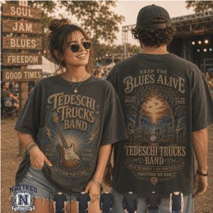 Tedeschi Trucks Band Keep The Blues Alive Concert Tour T Shirt