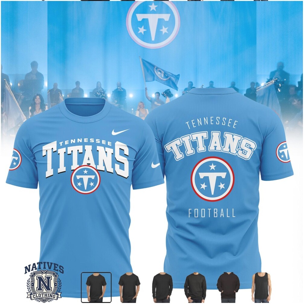 Tennessee Titans Football Team Logo Graphic T Shirt Tennessee Titans Football Team Logo Graphic T Shirt