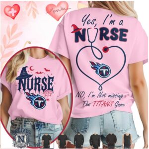 Tennessee Titans Nurse Stethoscope Halloween Game T Shirt