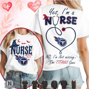 Tennessee Titans Nurse Stethoscope Halloween Game T Shirt