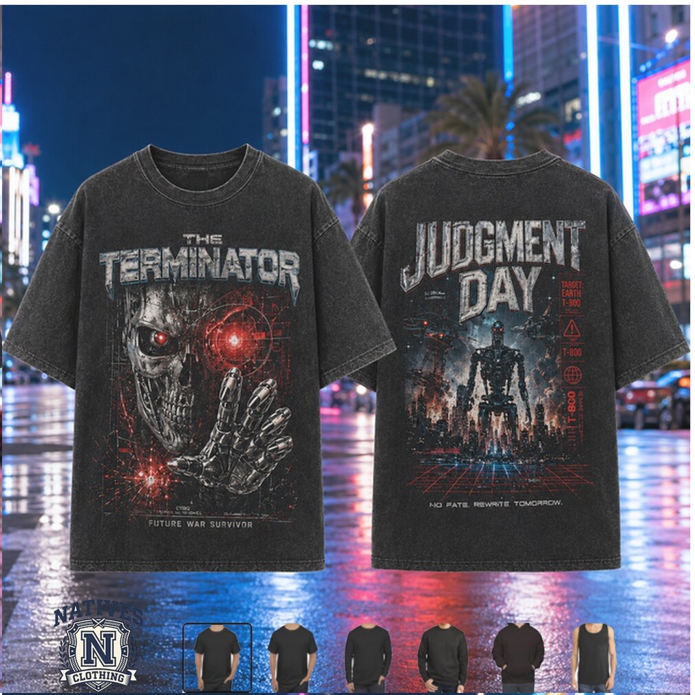 Terminator Cyborg Skull Judgment Day Future War T Shirt Terminator Cyborg Skull Judgment Day Future War T Shirt