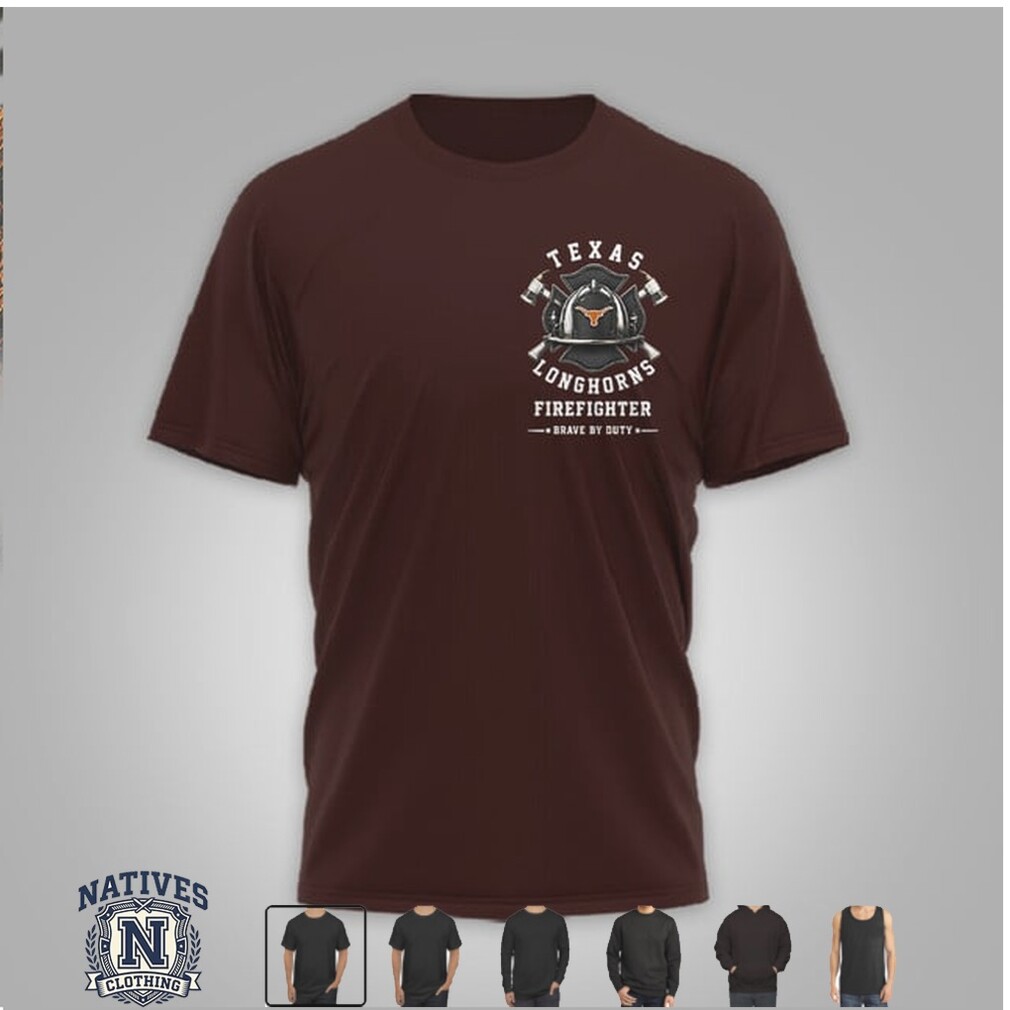 Texas Longhorns Firefighter Longhorn Skull Fire Rescue T Shirt Texas Longhorns Firefighter Longhorn Skull Fire Rescue T Shirt