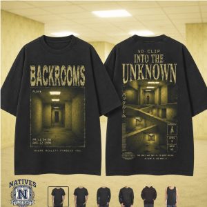 The Backrooms No Clip Unknown Liminal Space Horror T Shirt