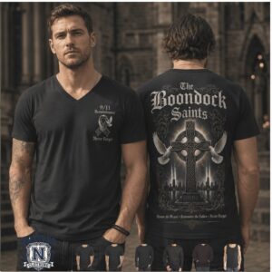The Boondock Saints Celtic Cross 911 Remembrance T Shirt