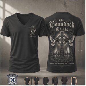 The Boondock Saints Celtic Cross 911 Remembrance T Shirt