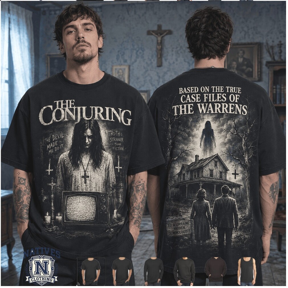 The Conjuring True Case Files Warrens Haunted House Horror T Shirt The Conjuring True Case Files Warrens Haunted House Horror T Shirt