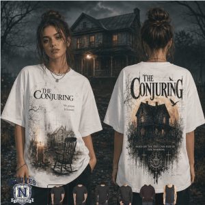 The Conjuring Warren House Horror Movie True Case Files Spooky T Shirt