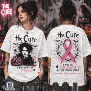 The Cure Breast Cancer Awareness Gothic Vintage T Shirt