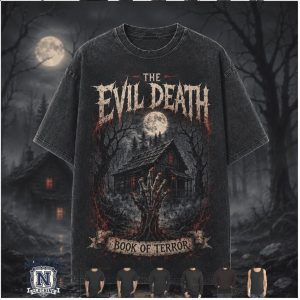 The Evil Death Book Of Terror Dead By Dawn T Shirt