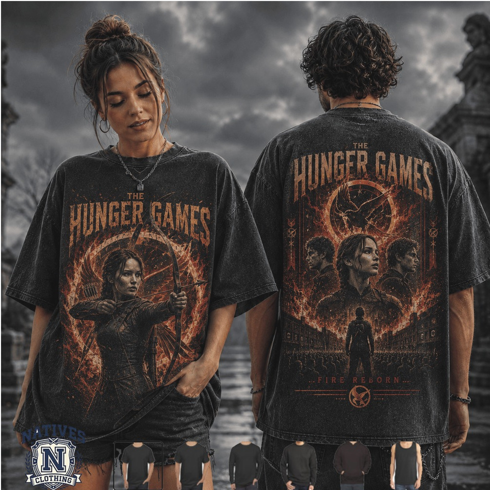 The Hunger Games Fire Reborn Archery Movie Fan Vintage T Shirt The Hunger Games Fire Reborn Archery Movie Fan Vintage T Shirt