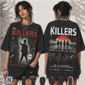 The Killers Battle Born Vintage Aesthetic Alternative Rock T Shirt