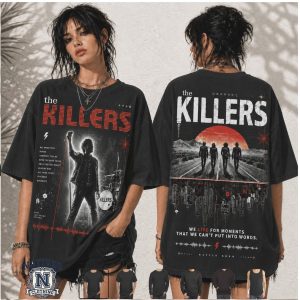 The Killers Battle Born Vintage Aesthetic Alternative Rock T Shirt