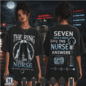 The Ring Nurse Halloween Scary Movie Horror T Shirt