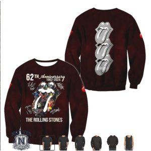 The Rolling Stones 62nd Anniversary Signature Graphic T Shirt