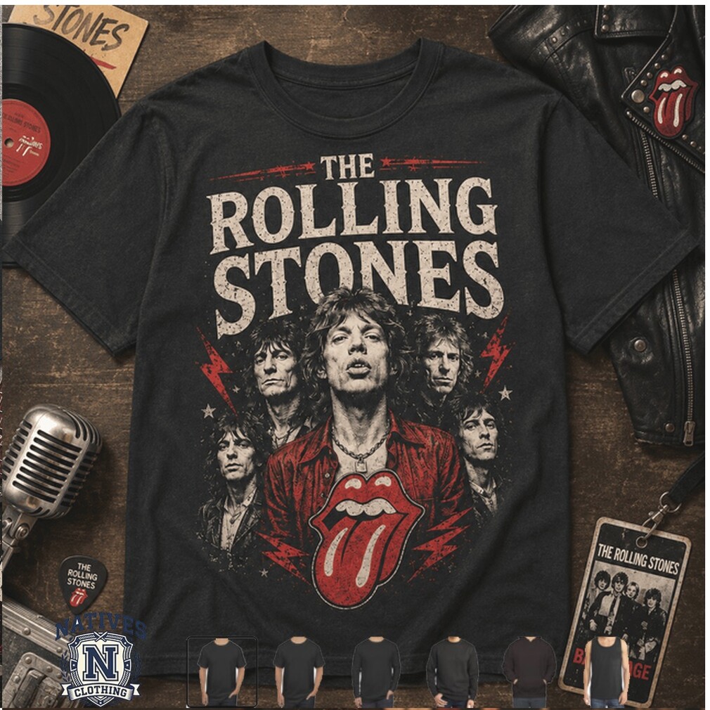 The Rolling Stones Band Classic Rock Vintage Graphic T Shirt The Rolling Stones Band Classic Rock Vintage Graphic T Shirt