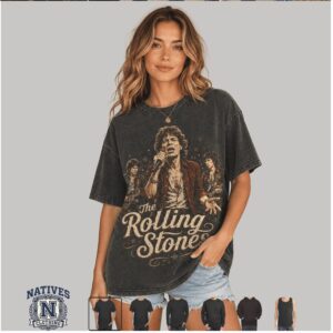 The Rolling Stones British Rock Band London Tour Vintage T Shirt