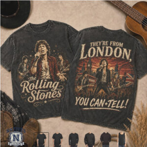 The Rolling Stones British Rock Band London Tour Vintage T Shirt