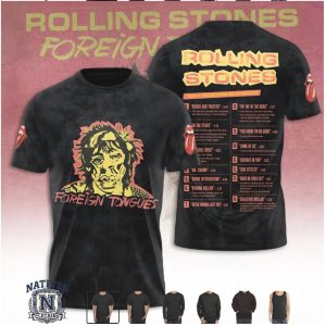 The Rolling Stones Foreign Tongues Tracklist Vintage Rock T Shirt