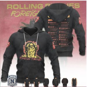 The Rolling Stones Foreign Tongues Tracklist Vintage Rock T Shirt