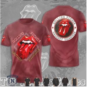 The Rolling Stones Hackney Diamonds Tongue Graphic T Shirt