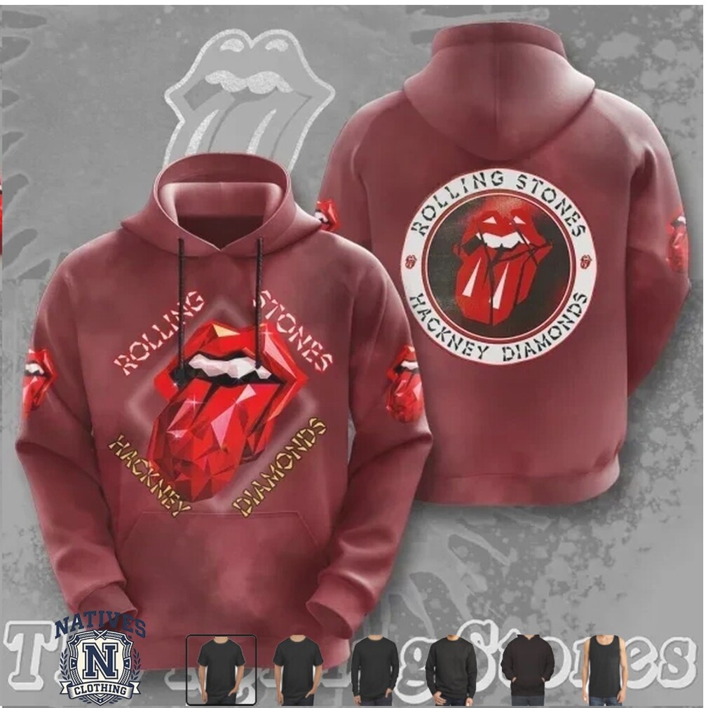 The Rolling Stones Hackney Diamonds Tongue Graphic T Shirt The Rolling Stones Hackney Diamonds Tongue Graphic T Shirt