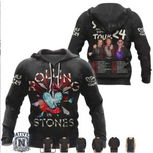 The Rolling Stones Hackney Diamonds Tour 2024 Graphic T Shirt