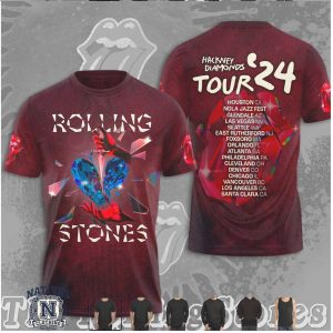 The Rolling Stones Hackney Diamonds Tour Dates Graphic T Shirt