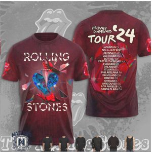 The Rolling Stones Hackney Diamonds Tour Dates Graphic T Shirt
