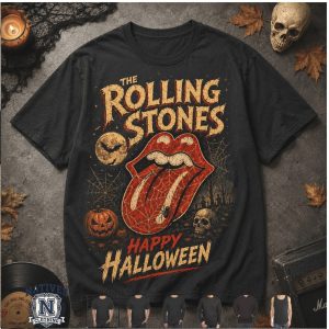 The Rolling Stones Paint It Black Happy Halloween T Shirt