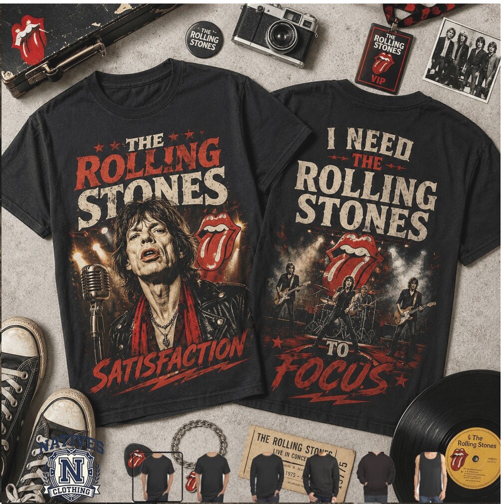 The Rolling Stones Rocker Satisfaction Vintage T Shirt The Rolling Stones Rocker Satisfaction Vintage T Shirt