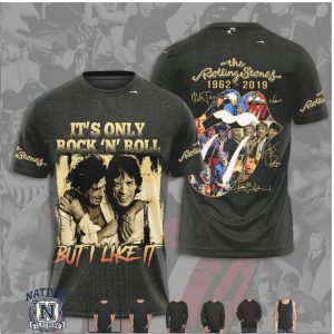 The Rolling Stones Vintage Rock And Roll Band Graphic T Shirt