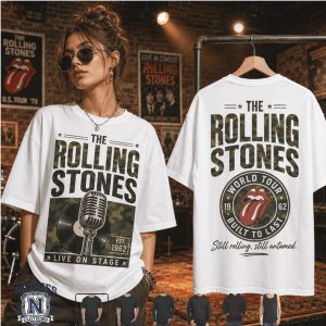 The Rolling Stones World Tour Built To Last Live On Stage Music T Shirt
