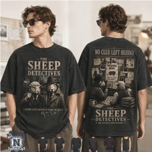 The Sheep Detectives Missing Wool Noir Mystery Graphic T Shirt