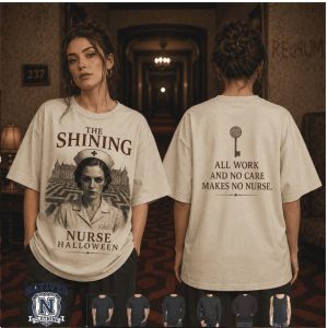 The Shining Nurse Room 237 Horror Movie Overlook Hotel Halloween T Shirt