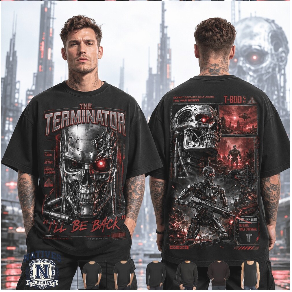 The Terminator T 800 Cyberdyne Systems Future War T Shirt The Terminator T 800 Cyberdyne Systems Future War T Shirt
