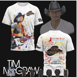Tim McGraw Cowboy In Me Lyrics Country Music Graphic T Shirt