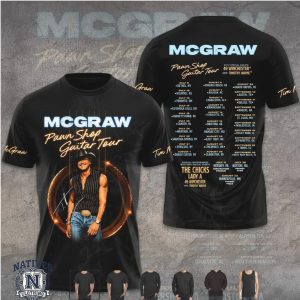 Tim McGraw Pawn Shop Guitar Tour 2026 Dates Graphic T Shirt
