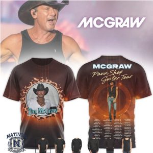 Tim McGraw Pawn Shop Guitar Tour Concert Apparel T Shirt