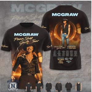 Tim McGraw Pawn Shop Guitar Tour Country Music T Shirt