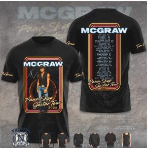 Tim Mcgraw Pawn Shop Guitar Tour 2026 Concert T Shirt