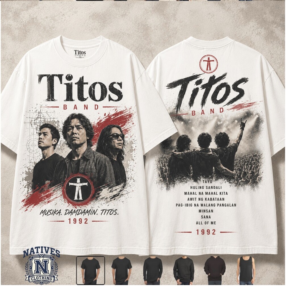 Titos Band Vintage Rock Band Concert Tour Retro Graphic T Shirt Titos Band Vintage Rock Band Concert Tour Retro Graphic T Shirt