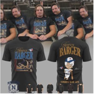 Toronto Blue Jays Addison Barger Cartoon Baseball T Shirt