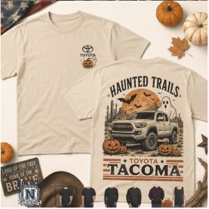 Toyota Tacoma Haunted Trails Halloween Ghost Desert Off Road T Shirt