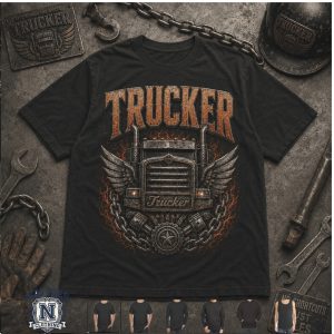 Trucker 9 11 2001 25th Anniversary Memorial T Shirt