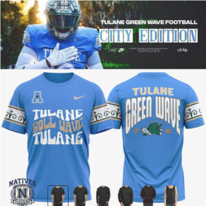 Tulane Green Wave City Edition Football T Shirt